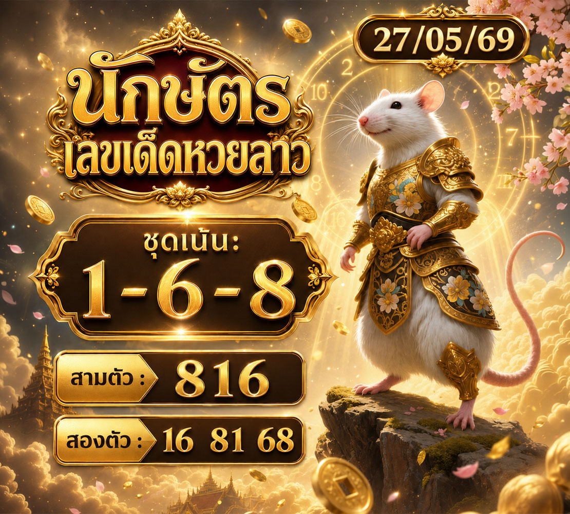 หวยลาว 3 27-05-69 1110